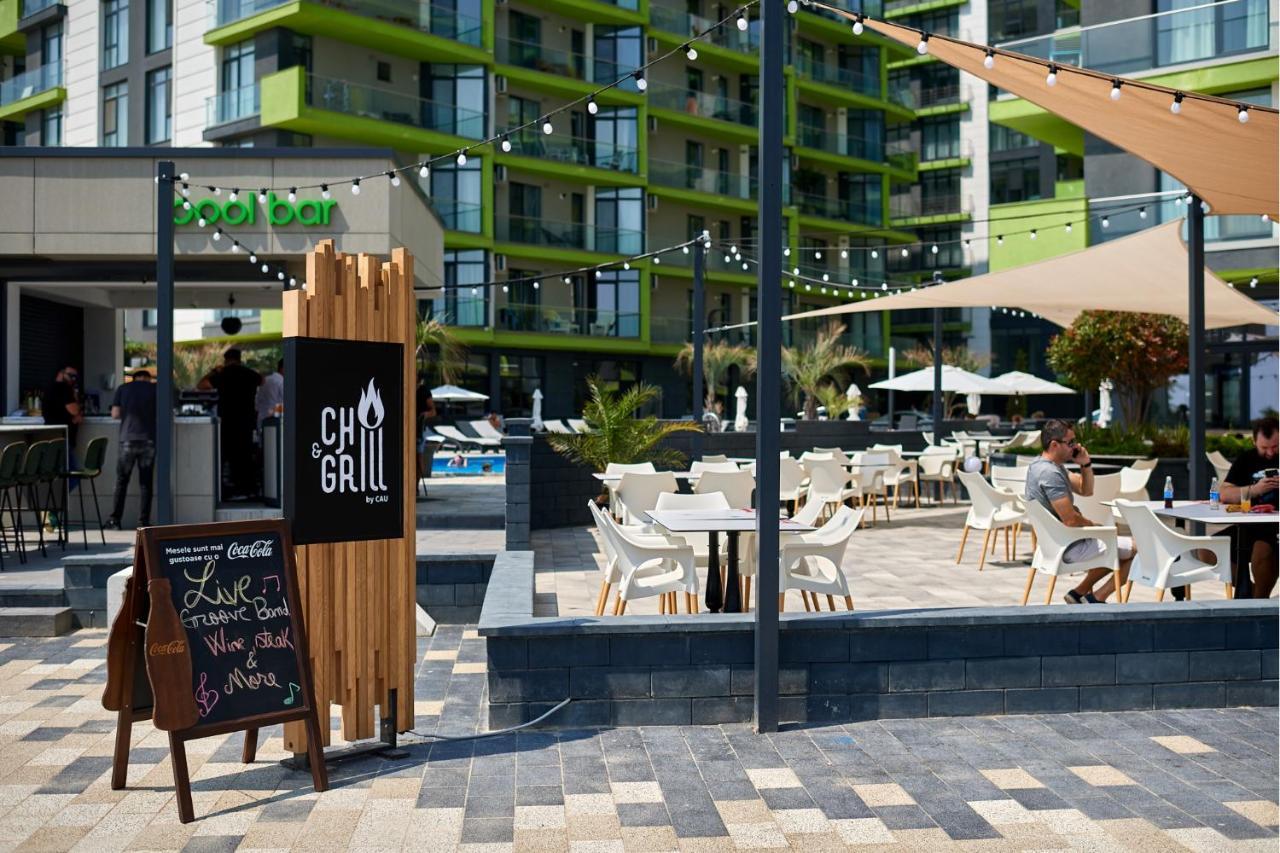 Cristalex Studio Aparthotel Pool & Spa Mamaia Nord Năvodari المظهر الخارجي الصورة